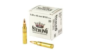 Sterling M193 5.56 NATO 55gr Full Metal Jacket - 30rd