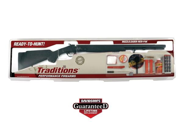 Traditions Inc Buckstalker XT Redi-Pak RS72000840 50 Black Powder 1 24 1-28 Twist