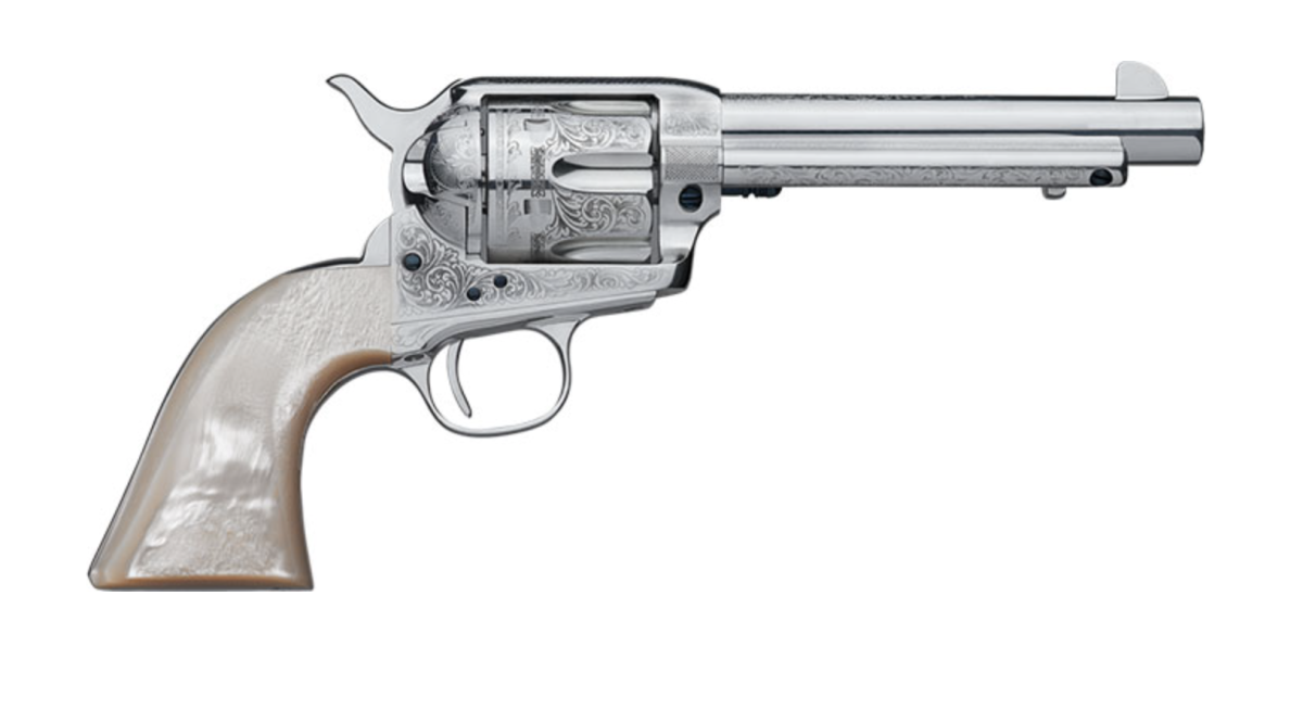 Uberti 1873 NM Engraved Cattleman 356177 45 Long Colt 6 Rnd 5.5"