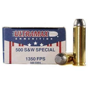 Ultramax, .500 Smith & Wesson, RNFP-CAST, 440 Grain, 20 Rounds