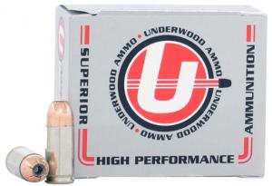 Underwood Ammo .357 Magnum 158 Grain XTP Jacketed Hollow Point Nickel Plated Brass Cased Pistol Ammo 20 Rounds 124