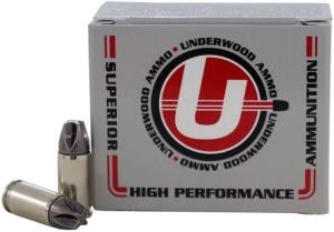 Underwood Ammo .380 ACP +P 68 Grain Xtreme Defender Solid Monolithic Nickel Plated Brass Cased Pistol Ammo, Platinum Edition, 20 Rounds, 679