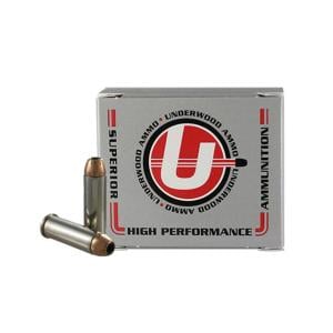 Underwood Ammo .41 Remington Magnum 210 Grain XTP Jacketed Hollow Point Nickel Plated Brass Cased Pistol Ammo 20 Rounds 431