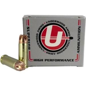 Underwood Ammo .480 Ruger 300 Grain Solid Monolithic Brass Cased Pistol Ammo 20 Rounds 650