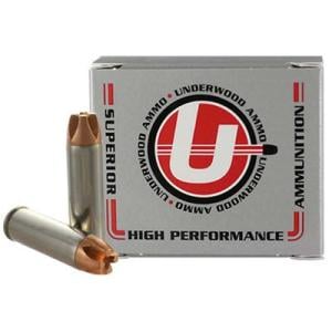 Underwood Ammo .500 S&W Magnum 350 Grain Solid Monolithic Nickel Plated Brass Cased Pistol Ammo 20 Rounds 839