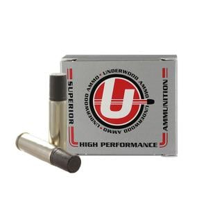 Underwood Ammo .500 S&W Magnum 700 Grain Coated Hard Cast Nickel Plated Brass Cased Pistol Ammo 20 Rounds 741