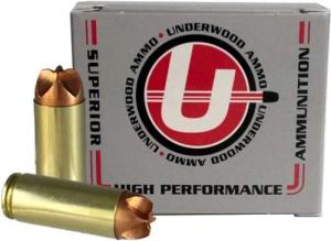 Underwood Ammo .50 Action Express 230 Grain Solid Monolithic Nickel Plated Brass Cased Pistol Ammo 20 Rounds 914