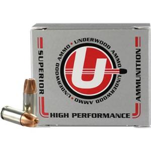 Underwood Ammo 9mm Luger 115 Grain Solid Monolithic Nickel Plated Brass Cased Pistol Ammo 20 Rounds 155