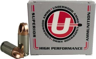Underwood Ammo 9mm Luger 68 Grain Xtreme Defender Solid Monolithic Nickel Plated Brass Cased Pistol Ammo 20 Rounds 863