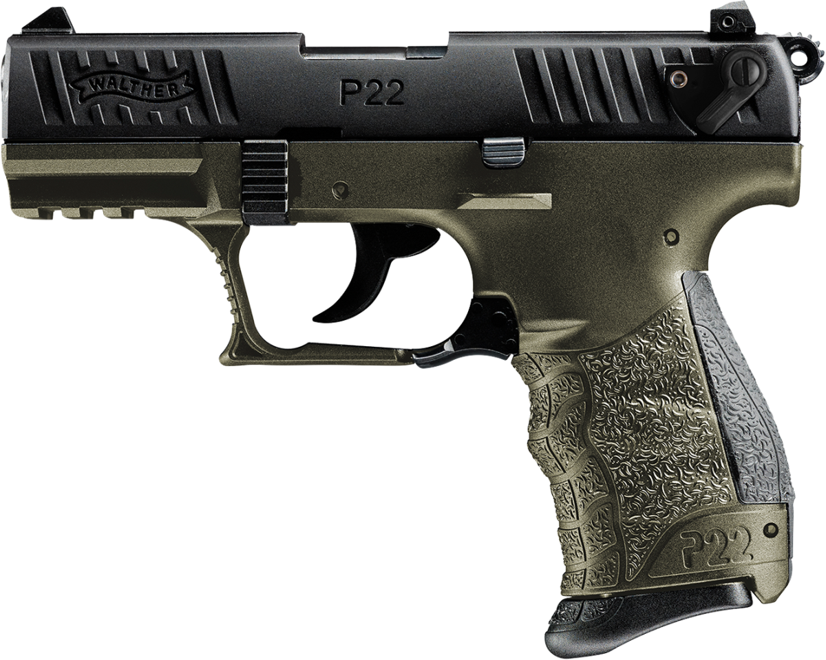 Walther P22Q Military Model 5120715 22 LR 10+1 3.42 Threaded B