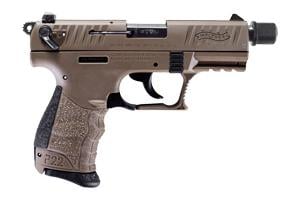 Walther P22Q Tactical 5120753 22 LR 10+1 3.42 Threaded B
