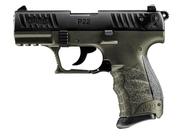Walther P22 QD Military Green 5120515 22 LR 10+1 3.42"