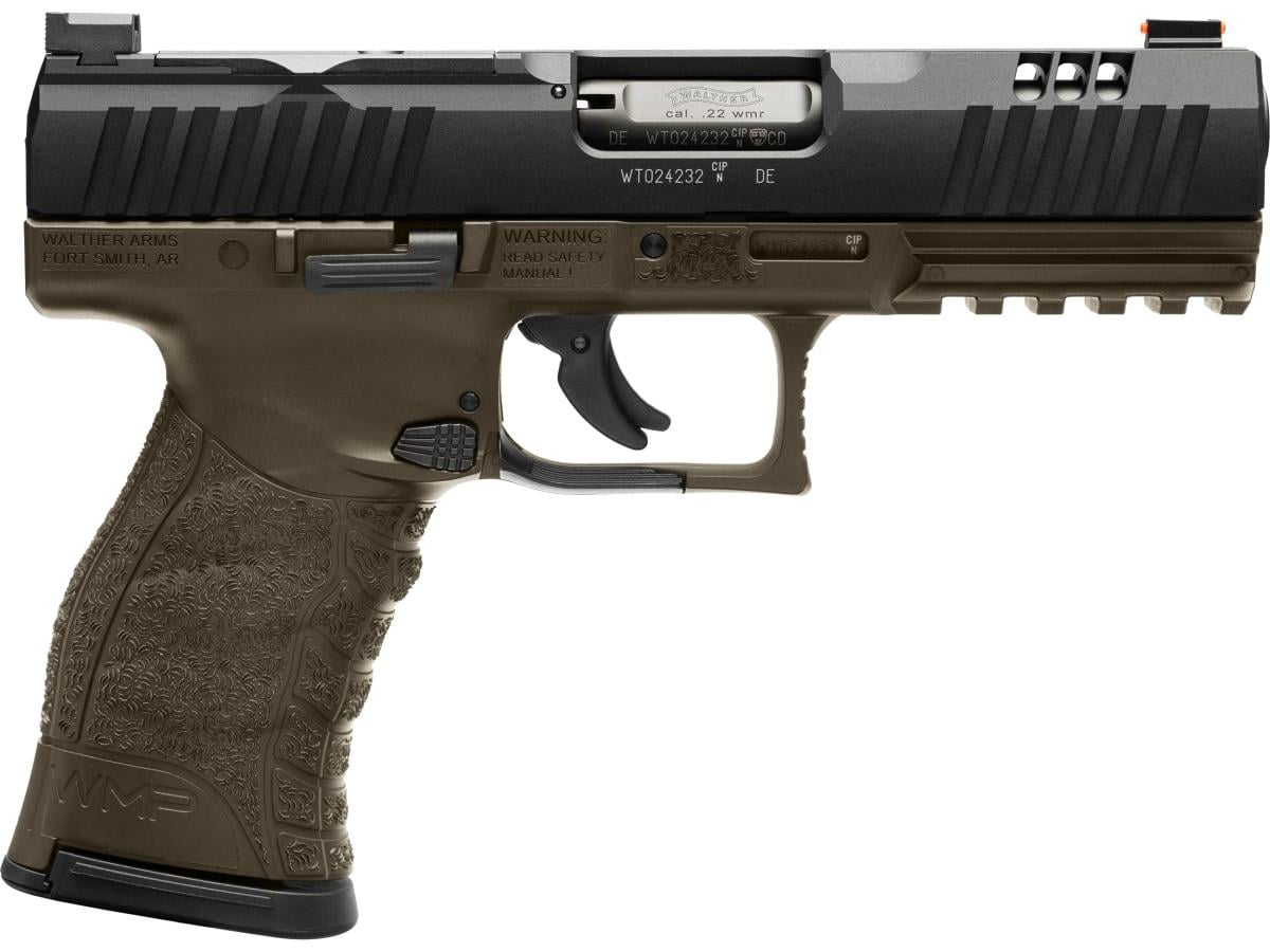 Walther WMP OR Military Green 5220307 22 WMR 15 Rd. 4.5"