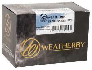Weatherby BRASS300PCT50 Unprimed Cases 300 PRC Rifle Brass 50 Per Box BRASS300PCT50