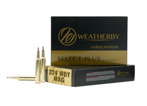 Weatherby H22450VMAX 224WthbyMag 50gr Hornady V-Max 20 Per Box/10 Case