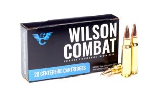 Wilson Combat Hornady BTHP 6.8mm Remington SPC 110 Grain Brass Cased Pistol Ammunition, 20 Round, A68-110-BTHP-20RD A68110BTHP20RD