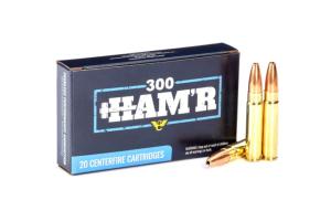 Wilson Combat Sierra 300 HAM'R 135 Grain Hollow Point Brass Cased Pistol Ammunition, 20 Round, A300HMR-135-HP-20RD A300HMR135HP20RD