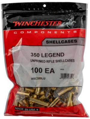 Winchester Ammo Rifle 350 Legend Brass 100 Unprimed WSC350LU