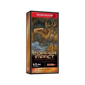 Winchester Copper Impact 6.5mm PRC 125 Grain Copper Solid Centerfire Rifle Ammunition 20 Rounds X65PCLF