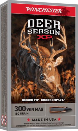 Winchester Deer XP Winchester .300 Winchester Magnum 180gr Rifle Brass Rifle Ammo 20 Round