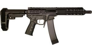 Wraithworks Wraithworks WARSCORP9 Side-charging AR Pistol - Black | 9mm | 8.5" Barrel | 7" M-LOK Rail | SBA3 Brace | Accepts Scorpion Mags WARSCORP9-BLK 9mm 32 8.5"